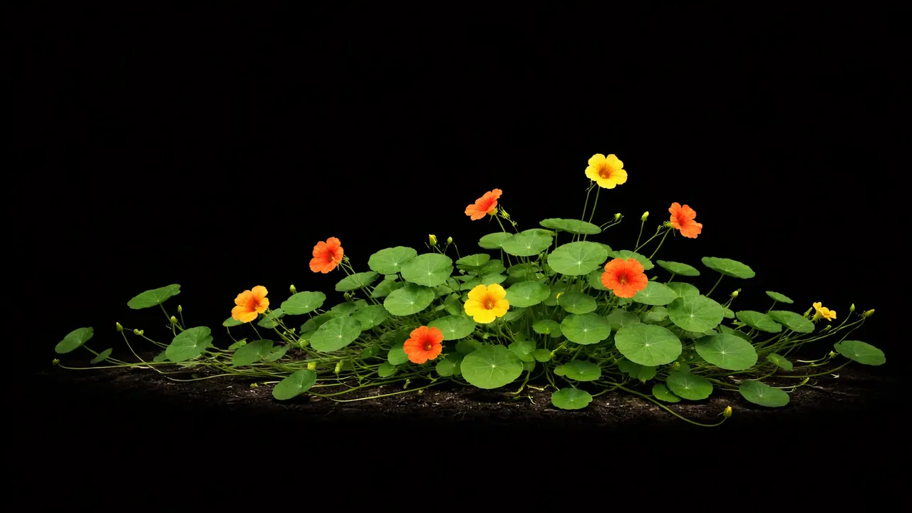 Nasturtium — the star of Nasturtium Summer Salad with Chicken