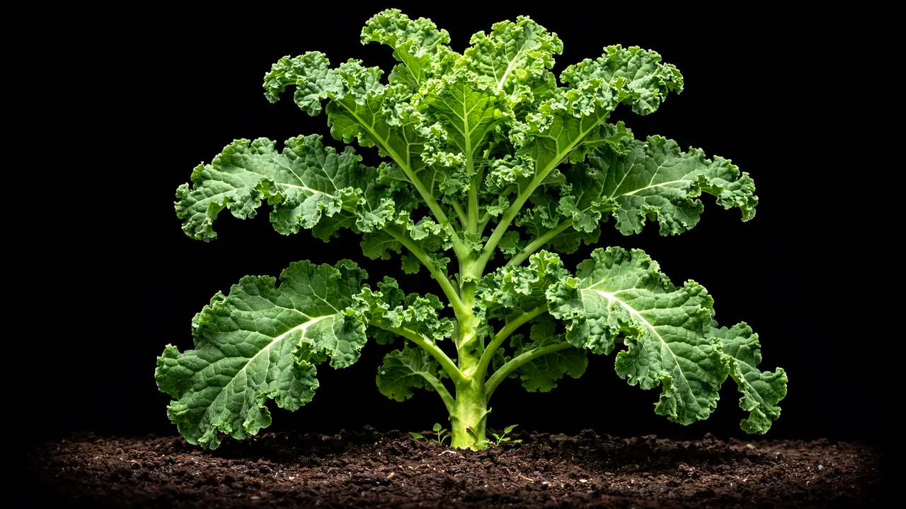 Kale — the star of Kale Caesar Salad with Chicken
