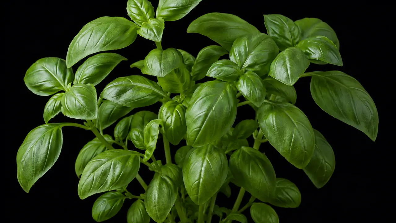 Basil — the star of Classic Basil Pesto Pasta